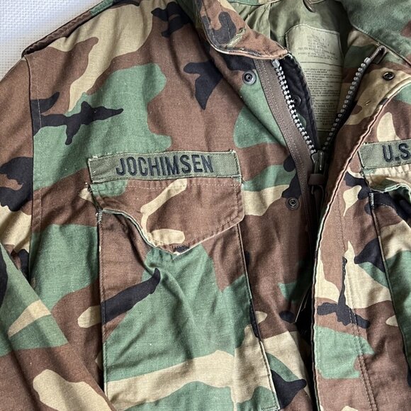 MIL-TEC Military Cold weather Heavy Camo Field Jacket With Zip Hood Mens Large - Picture 2 of 12